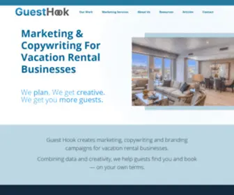 Guesthook.com(Vacation Rental Marketing & Copywriting Agency) Screenshot