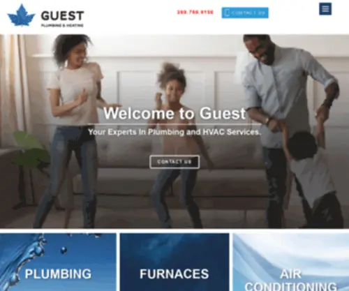 Guestplumbing.com(Guest Plumbing & Heating) Screenshot