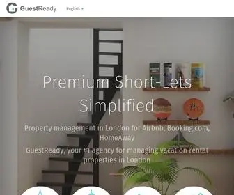Guestready.com(Airbnb Management in London) Screenshot