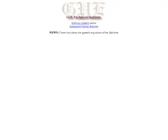 Guetech.org(GUE Technical Institute) Screenshot