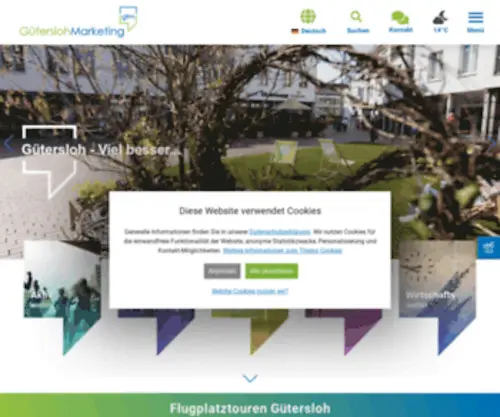 Guetersloh-Marketing.de(Gütersloh) Screenshot