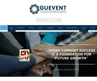 Guevent.com(The Company in Motion) Screenshot