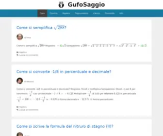 Gufosaggio.net(Gufosaggio) Screenshot