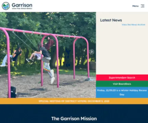 Gufs.org(Garrison Union Free School District) Screenshot