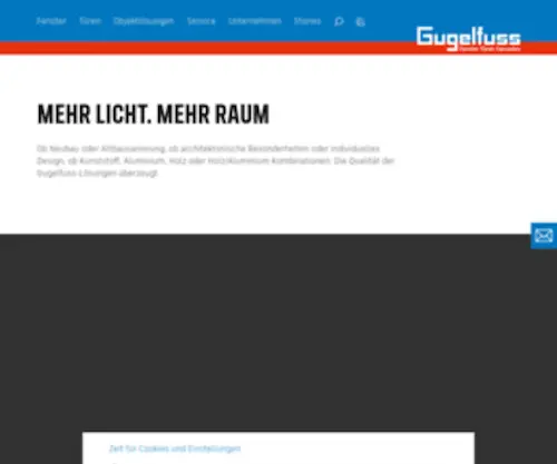 Gugelfuss.de(Gugelfuss GmbH) Screenshot
