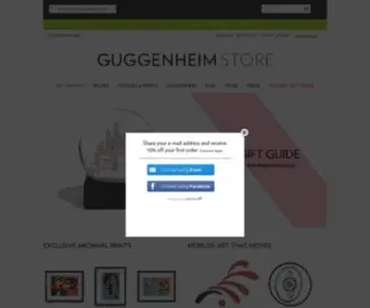 Guggenheimstore.org(Guggenheim Museum Store) Screenshot