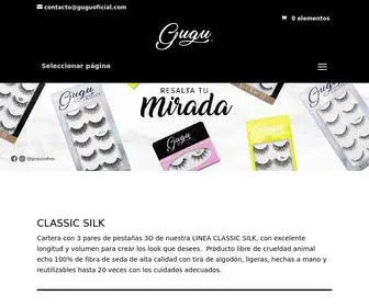 Guguoficial.com(Gugu Lashes) Screenshot