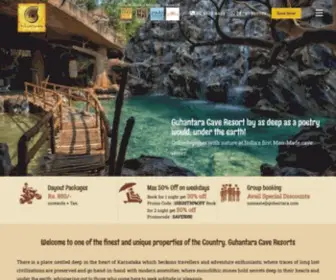 Guhantara.com(Guhantara cave resorts in kanakpura road) Screenshot