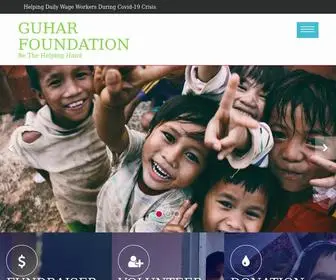 Guharfoundation.org(Be The Helping Hand) Screenshot