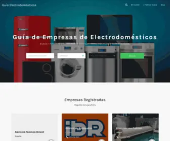 Guia-Electrodomesticos.es(Guía de Empresas de Electrodomésticos) Screenshot