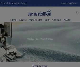 Guiadecosturar.com.br(Guia de Costurar) Screenshot