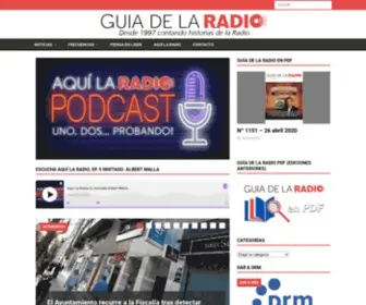 Guiadelaradio.com(Desde 1997 contando historias de la Radio) Screenshot