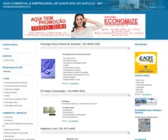 Guiadesantaritadosapucai.com.br(Guia comercial e empresarial de santa rita do sapucaí) Screenshot