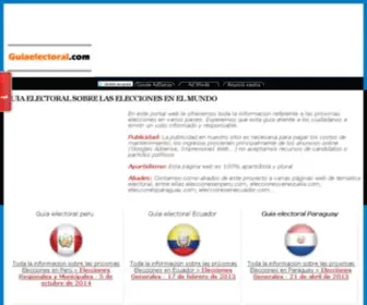Guiaelectoral.com(Guia electoral) Screenshot