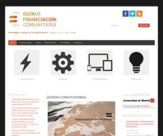 Guiafc.es(Guía de Financiación Comunitaria) Screenshot