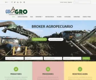 Guiagronicaragua.com(Productores) Screenshot
