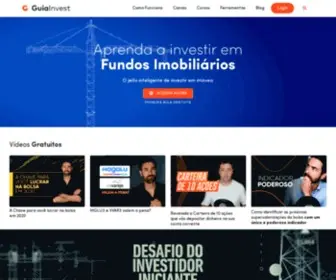 Guiainvest.com.br(Plataforma digital para investidores) Screenshot
