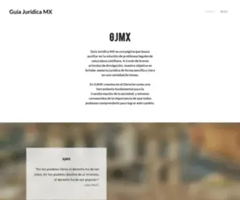 Guiajuridicamx.com(Guía Jurídica MX) Screenshot