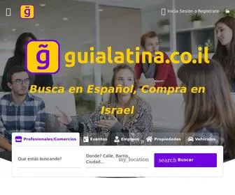 Guialatina.co.il(Guía Latina Israel) Screenshot