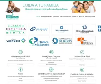 Guiamed.cl(Muestra Centros de Salud Acreditados en Chile) Screenshot