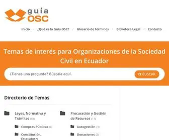 Guiaosc.org(Guiaosc) Screenshot