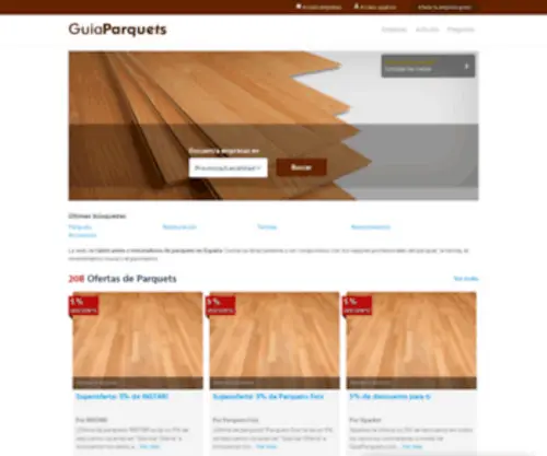 Guiaparquets.com(Parquets) Screenshot