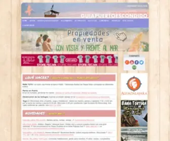 Guiapuertoescondido.com(Guia Puerto Escondido) Screenshot