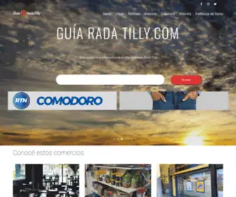 Guiaradatilly.com(Guía Rada Tilly.com Guía comercial e informativa de la Villa Balnearia Rada Tilly Buscar) Screenshot