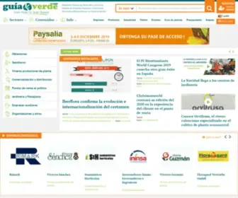 Guiaverde.com(Portal profesional de jardinería y horticultura) Screenshot