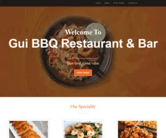 GuibbQrestaurant.com(Gui BBQ Restaurant & Bar) Screenshot