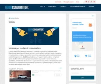 Guidaconsumatore.com(Un magazine online (gratuito e quindi senza costi di lettura)) Screenshot