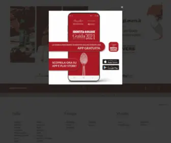 Guidaidentitagolose.it(Identità Golose) Screenshot