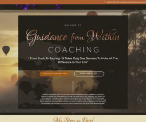 Guidancefromwithincoaching.com(Guidance from within Coaching) Screenshot