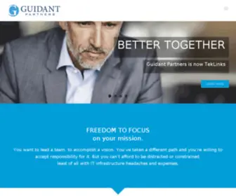 Guidantpartners.com(Managed IT Services) Screenshot