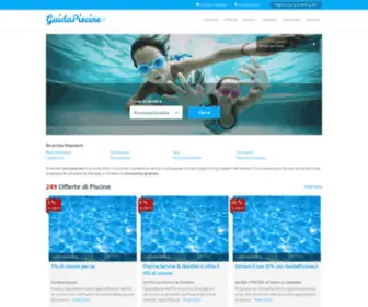 Guidapiscine.it(Il mondo delle piscine in un solo click) Screenshot
