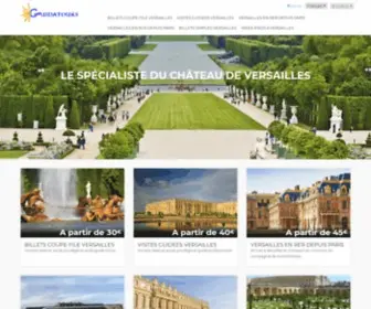 Guidatours.com(Visites guidées chateau de versailles) Screenshot