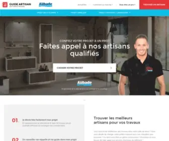 Guide-Artisan.fr(Trouvez un Artisan du Bâtiment et du Sanitaire dans votre région) Screenshot