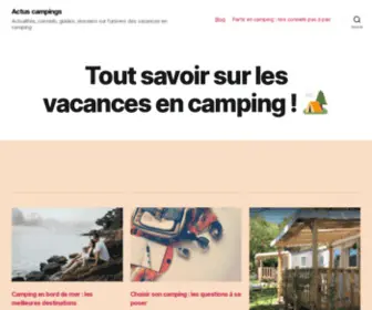 Guide-Camping-Vacances.fr(Partir en camping) Screenshot