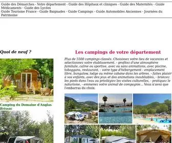 Guide-Campings.com(Tous les campings de Franceadresses)) Screenshot