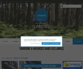 Guide-Des-Landes.com(Gîtes landes) Screenshot