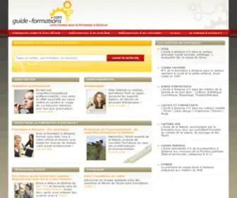 Guide-Formations.com(Leader de la formation à distance) Screenshot
