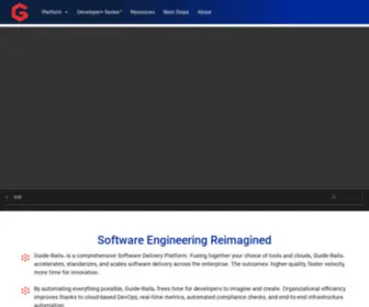 Guide-Rails.io(Performing a digital transformation for software development utilizing the Guide) Screenshot
