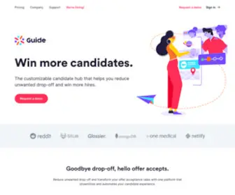 Guide.co(Candidate Engagement Platform) Screenshot