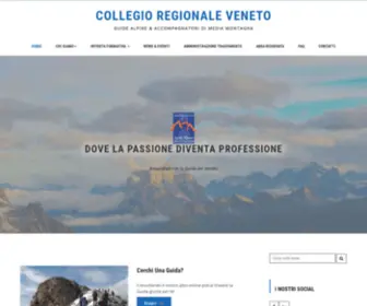 Guidealpineveneto.it(Guide alpine del Veneto) Screenshot