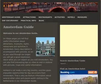 Guideamsterdam.org(Amsterdam Guide) Screenshot