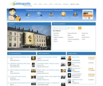 Guideapolis.fr(Trouver et réserver facilement des visites guidées) Screenshot