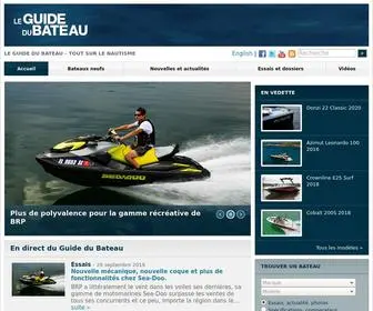 Guidebateau.com(Tout sur les bateaux et le nautisme au Canada) Screenshot