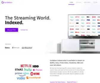 Guidebox.com(The Best Streaming Availability API) Screenshot