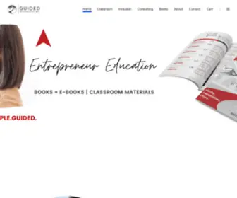 Guidedbusinessplan.com(Entrepreneur Education) Screenshot