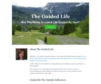 Guidedchristianmeditation.com(The Guided Life) Screenshot